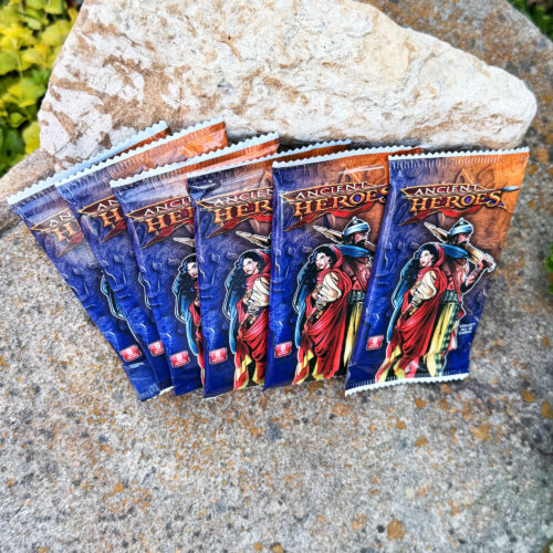 Set 1 - Ancient Heroes Trading Cards – 6 Packs! (Complete Foil Set)