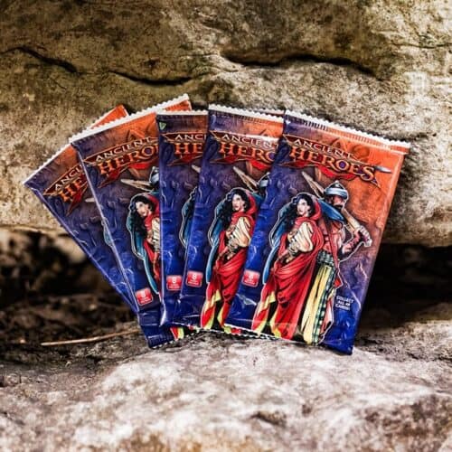 Ancient Heroes Trading Cards – 6 Packs!