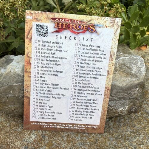 Set 2 - Ancient Heroes Trading Cards – Complete Set/Hard Slider Box - Image 20
